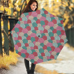 Yarn Balls Pattern Print Foldable Umbrella