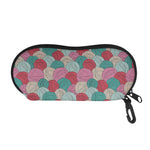 Yarn Balls Pattern Print Glasses Case