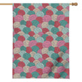 Yarn Balls Pattern Print House Flag