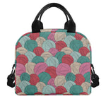 Yarn Balls Pattern Print Insulated Lunch Bag