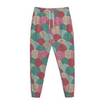 Yarn Balls Pattern Print Jogger Pants