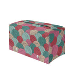 Yarn Balls Pattern Print Leather Tissue Box Cover
