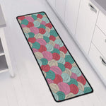 Yarn Balls Pattern Print Long Kitchen Mat