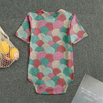 Yarn Balls Pattern Print Men's Bodysuit
