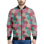 Yarn Balls Pattern Print Men's Bomber Jacket