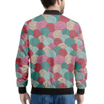 Yarn Balls Pattern Print Men's Bomber Jacket