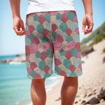 Yarn Balls Pattern Print Men's Cargo Shorts