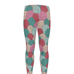 Yarn Balls Pattern Print Men's leggings