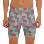 Yarn Balls Pattern Print Men's Long Boxer Briefs