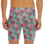 Yarn Balls Pattern Print Men's Long Boxer Briefs