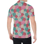 Yarn Balls Pattern Print Men's Shirt