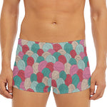 Yarn Balls Pattern Print Men's Short Boxer Briefs