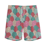Yarn Balls Pattern Print Men's Sports Shorts