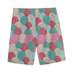 Yarn Balls Pattern Print Men's Sports Shorts