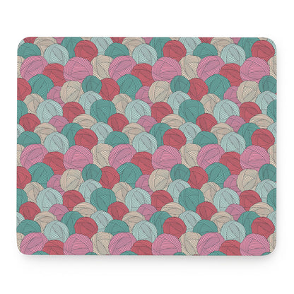 Yarn Balls Pattern Print Mouse Pad