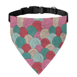 Yarn Balls Pattern Print Over The Collar Dog Bandana