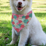 Yarn Balls Pattern Print Over The Collar Dog Bandana