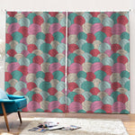 Yarn Balls Pattern Print Pencil Pleat Curtains