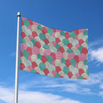 Yarn Balls Pattern Print Polyester Flag
