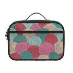 Yarn Balls Pattern Print Portable Lunch Bag