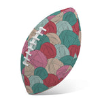 Yarn Balls Pattern Print Rugby Ball