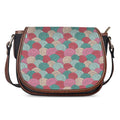 Yarn Balls Pattern Print Saddle Bag