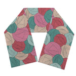Yarn Balls Pattern Print Scarf