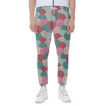 Yarn Balls Pattern Print Scuba Joggers