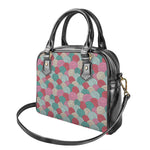 Yarn Balls Pattern Print Shoulder Handbag