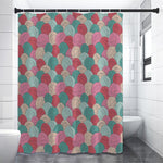 Yarn Balls Pattern Print Shower Curtain