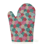 Yarn Balls Pattern Print Single Oven Mitt