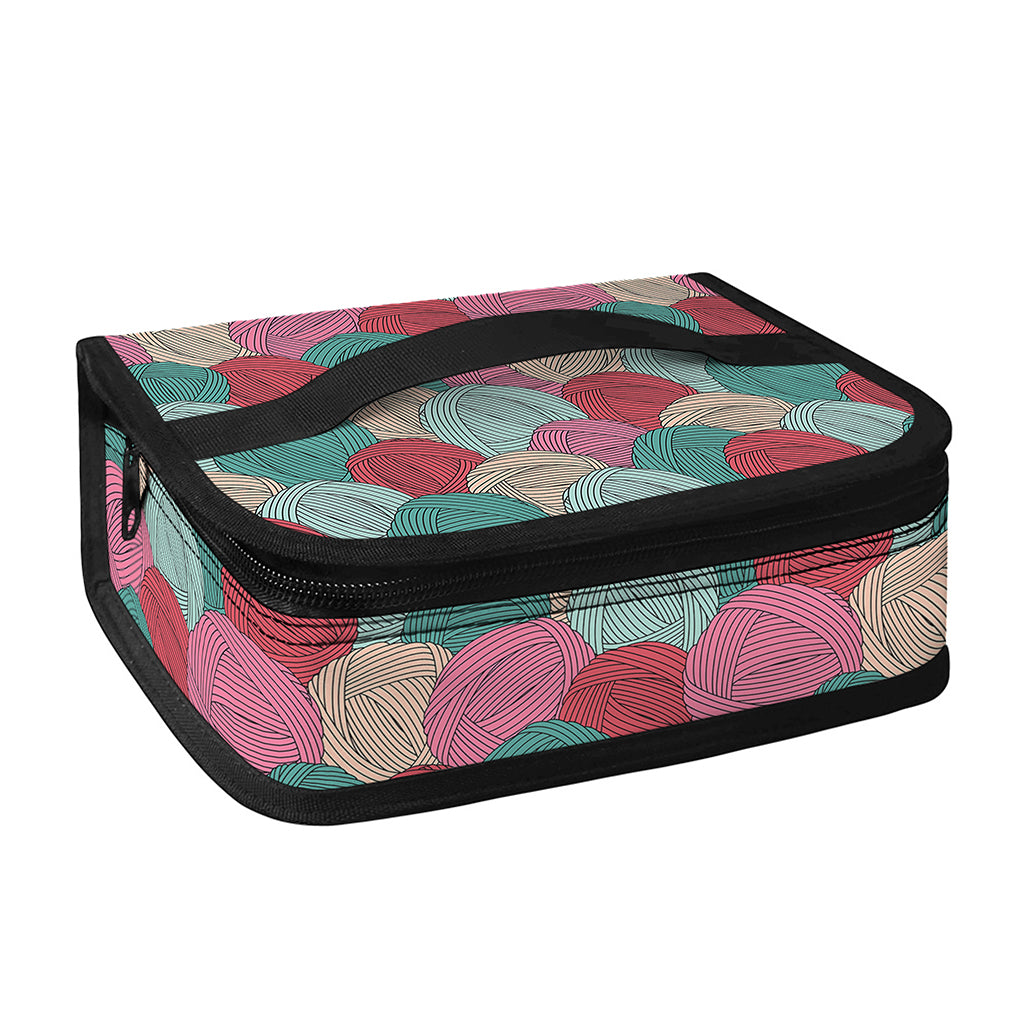 Yarn Balls Pattern Print Small Lunch Bag
