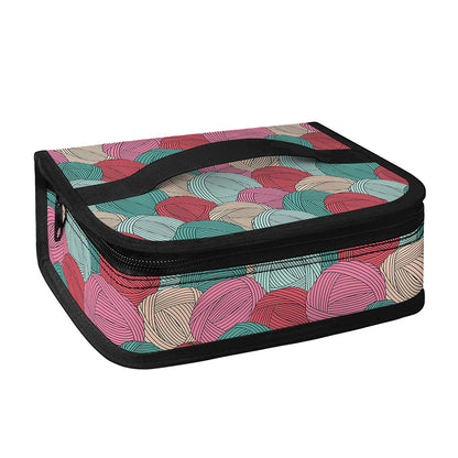 Yarn Balls Pattern Print Small Lunch Bag