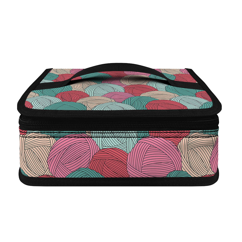 Yarn Balls Pattern Print Small Lunch Bag