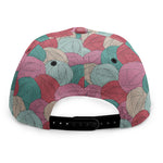 Yarn Balls Pattern Print Snapback Cap