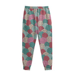 Yarn Balls Pattern Print Sweatpants