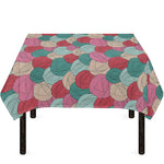 Yarn Balls Pattern Print Tablecloth