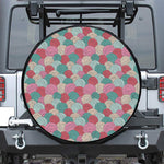 Yarn Balls Pattern Print Tire Cover