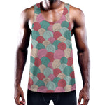Yarn Balls Pattern Print Training Tank Top