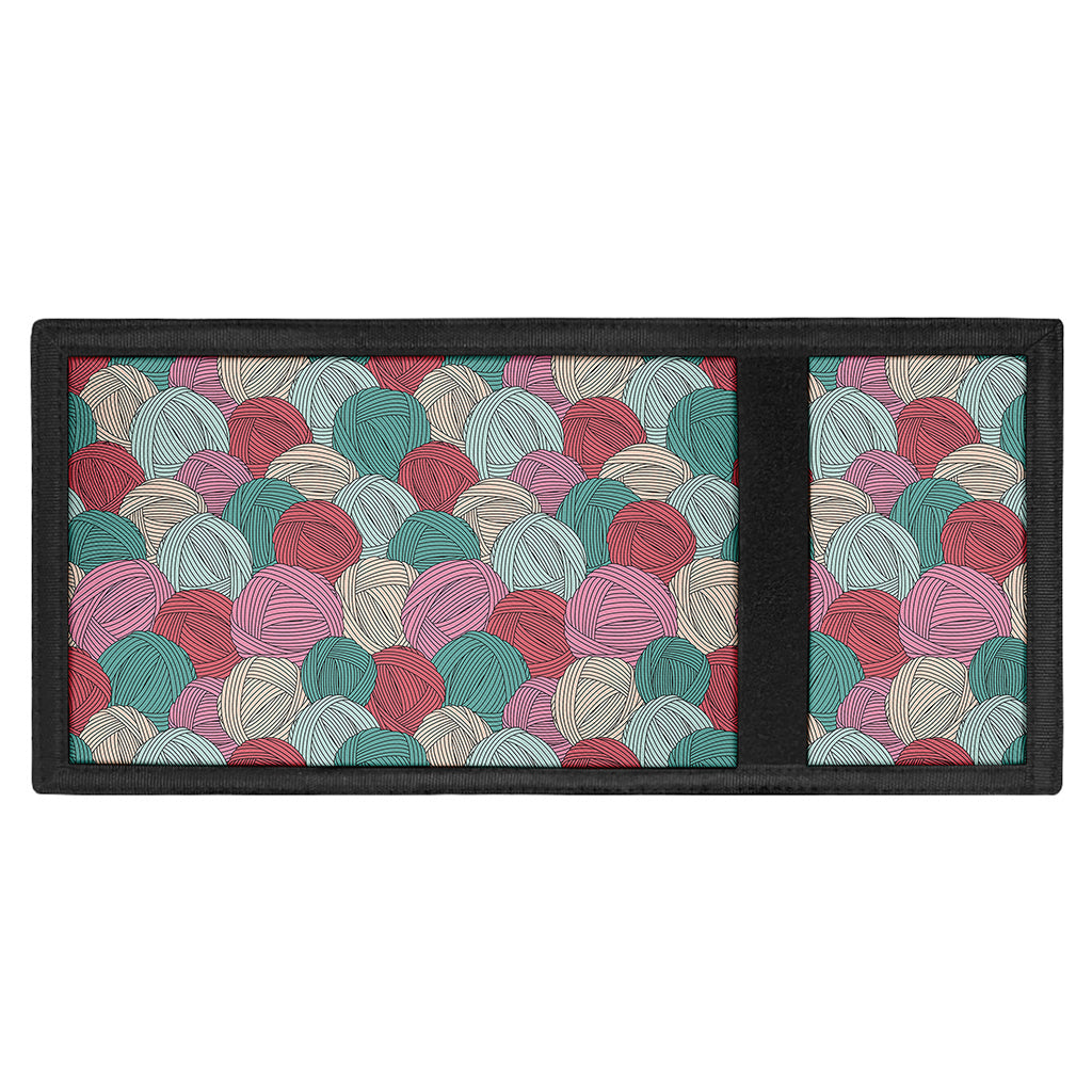 Yarn Balls Pattern Print Trifold Wallet