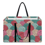 Yarn Balls Pattern Print Utility Tote Bag
