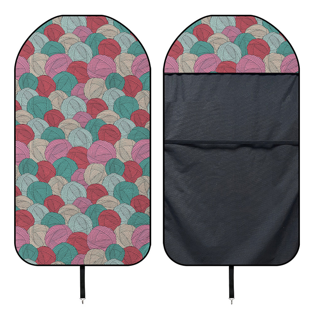 Yarn Balls Pattern Print Waterproof Car Seat Cover