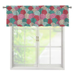 Yarn Balls Pattern Print Window Valance