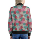 Yarn Balls Pattern Print Women's Bomber Jacket