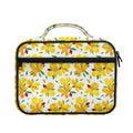Yellow Alstroemeria Pattern Print Briefcase Bible Bag