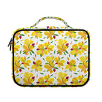 Yellow Alstroemeria Pattern Print Briefcase Bible Bag
