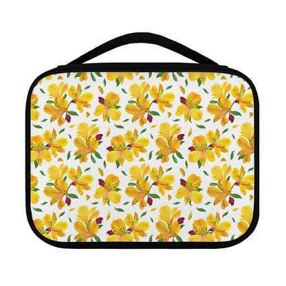 Yellow Alstroemeria Pattern Print Classic Bible Case