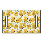 Yellow Alstroemeria Pattern Print Golf Cart Seat Cover