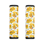 Yellow Alstroemeria Pattern Print Handle Covers