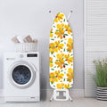 Yellow Alstroemeria Pattern Print Ironing Board Cover